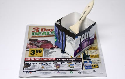 Milk Carton Paint Bucket